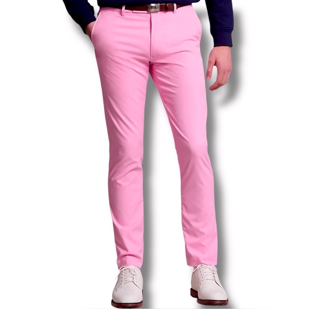 RLX‎ Ralph Lauren Golf Pants Stretch Performance Athletic Men’s 32x32 NWT-Pink